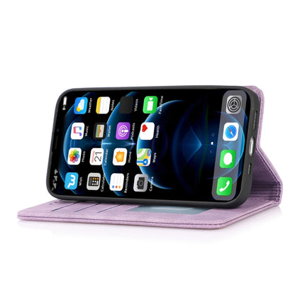 Strong Magnetic Crazy Horse Texture Horizontal Flip Leather Case with Holder & Card Slots & Wallet For iPhone 13(Purple)-garmade.com