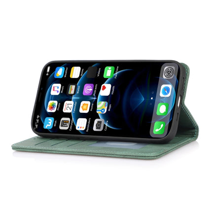 Strong Magnetic Crazy Horse Texture Horizontal Flip Leather Case with Holder & Card Slots & Wallet For iPhone 13 Pro(Green)-garmade.com