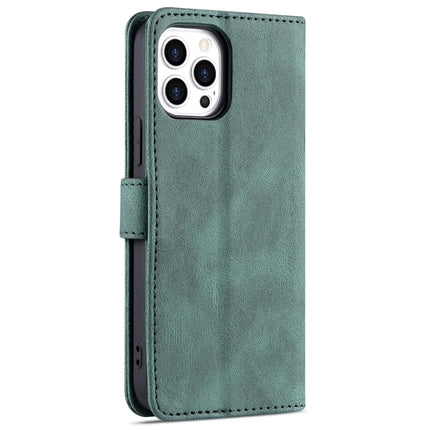 AZNS Dream Second Generation Skin Feel PU+TPU Horizontal Flip Leather Case with Holder & Card Slots & Wallet For iPhone 13 mini(Green)-garmade.com