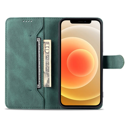 AZNS Dream Second Generation Skin Feel PU+TPU Horizontal Flip Leather Case with Holder & Card Slots & Wallet For iPhone 13 mini(Green)-garmade.com