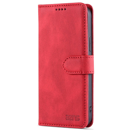 AZNS Dream Second Generation Skin Feel PU+TPU Horizontal Flip Leather Case with Holder & Card Slots & Wallet For iPhone 13 mini(Red)-garmade.com
