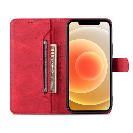 AZNS Dream Second Generation Skin Feel PU+TPU Horizontal Flip Leather Case with Holder & Card Slots & Wallet For iPhone 13 mini(Red)-garmade.com