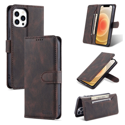 AZNS Dream Second Generation Skin Feel PU+TPU Horizontal Flip Leather Case with Holder & Card Slots & Wallet For iPhone 13 mini(Coffee)-garmade.com