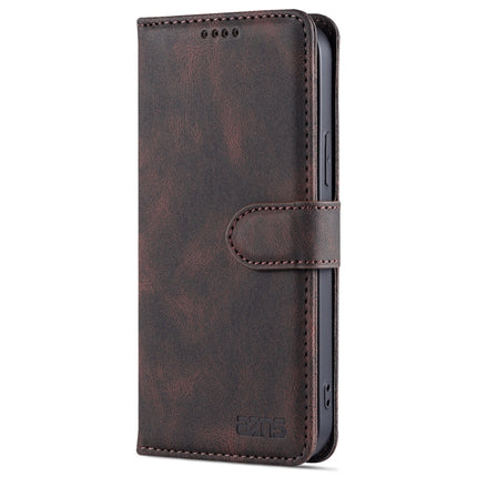 AZNS Dream Second Generation Skin Feel PU+TPU Horizontal Flip Leather Case with Holder & Card Slots & Wallet For iPhone 13 mini(Coffee)-garmade.com