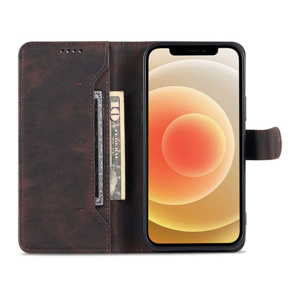 AZNS Dream Second Generation Skin Feel PU+TPU Horizontal Flip Leather Case with Holder & Card Slots & Wallet For iPhone 13 mini(Coffee)-garmade.com