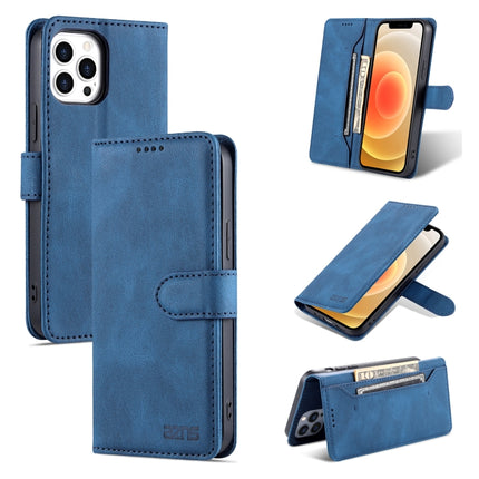 AZNS Dream Second Generation Skin Feel PU+TPU Horizontal Flip Leather Case with Holder & Card Slots & Wallet For iPhone 13 mini(Blue)-garmade.com