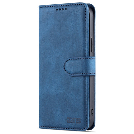 AZNS Dream Second Generation Skin Feel PU+TPU Horizontal Flip Leather Case with Holder & Card Slots & Wallet For iPhone 13 mini(Blue)-garmade.com