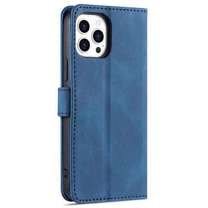 AZNS Dream Second Generation Skin Feel PU+TPU Horizontal Flip Leather Case with Holder & Card Slots & Wallet For iPhone 13(Blue)-garmade.com