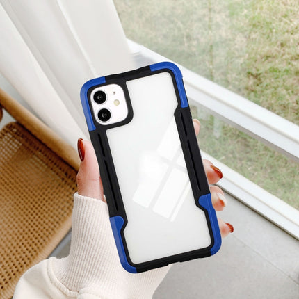 TPU + PC + Acrylic 3 in 1 Shockproof Protective Case For iPhone 13 mini(Blue)-garmade.com