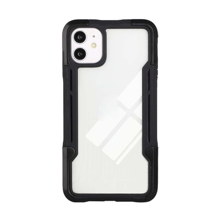 TPU + PC + Acrylic 3 in 1 Shockproof Protective Case For iPhone 13 mini(Black)-garmade.com