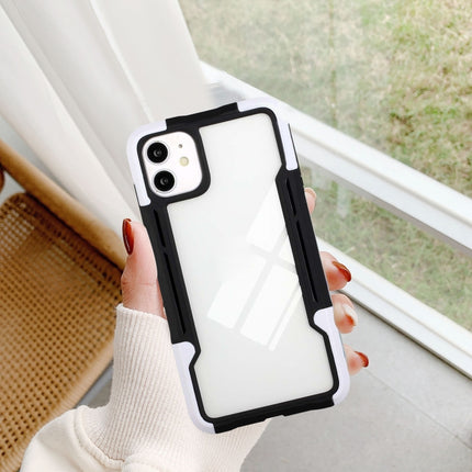 TPU + PC + Acrylic 3 in 1 Shockproof Protective Case For iPhone 13 mini(White)-garmade.com