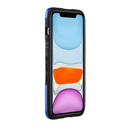 TPU + PC + Acrylic 3 in 1 Shockproof Protective Case For iPhone 13 Pro(Blue)-garmade.com