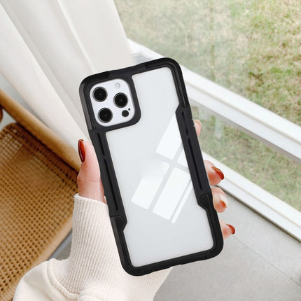 TPU + PC + Acrylic 3 in 1 Shockproof Protective Case For iPhone 13 Pro(Black)-garmade.com