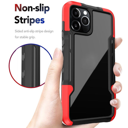 TPU + PC + Acrylic 3 in 1 Shockproof Protective Case For iPhone 13 Pro Max(Blue)-garmade.com