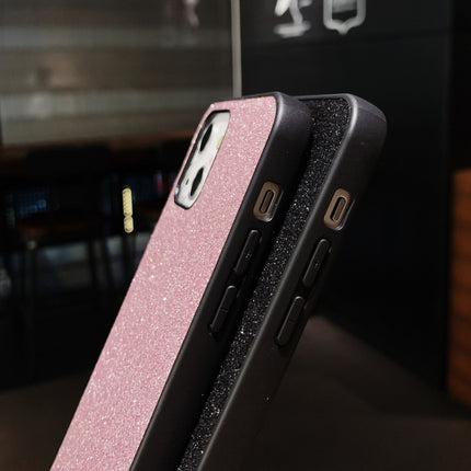 SULADA Shockproof TPU + Handmade Leather Case For iPhone 13 mini(Black)-garmade.com
