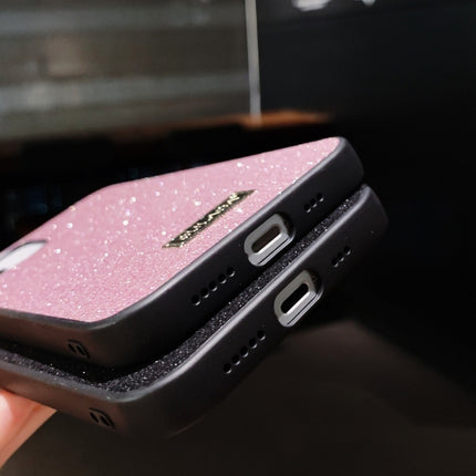 SULADA Shockproof TPU + Handmade Leather Case For iPhone 13 mini(Purple)-garmade.com