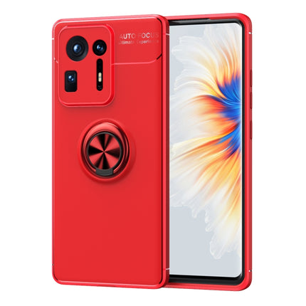 For Xiaomi Mix 4 Metal Ring Holder 360 Degree Rotating TPU Case(Red)-garmade.com