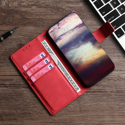 Skin Feel Crocodile Texture Magnetic Clasp Horizontal Flip PU Leather Case with Holder & Card Slots & Wallet For Xiaomi Redmi Note 9(Red)-garmade.com