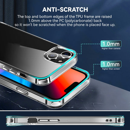 TPU + PC Transparent Shockproof Protective Case For iPhone 13-garmade.com