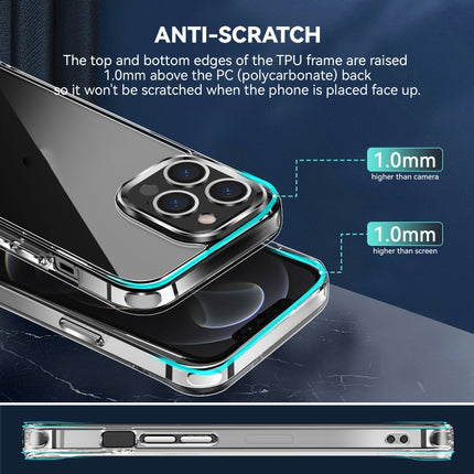 TPU + PC Transparent Shockproof Protective Case For iPhone 13 Pro Max-garmade.com