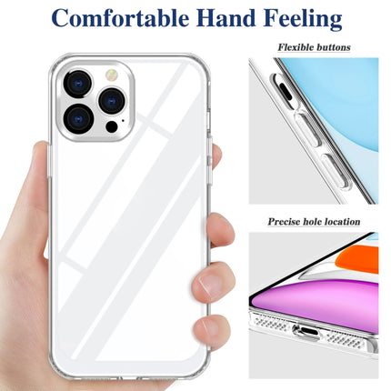 Crystal Clear Shockproof PC + TPU Protective Case For iPhone 13 Pro(Transparent)-garmade.com