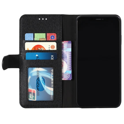 For iPhone XS / X GEBEI Top-grain Leather Horizontal Flip Protective Case with Holder & Card Slots & Wallet & Photo Frame(Black)-garmade.com
