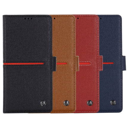 For Galaxy Note 10 GEBEI Top-grain Leather Horizontal Flip Protective Case with Holder & Card Slots & Wallet & Photo Frame(Black)-garmade.com
