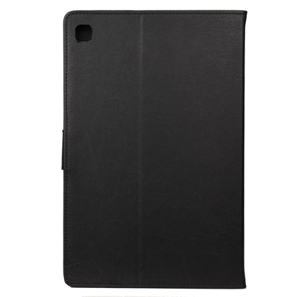 For Samsung Galaxy Tab S6 Lite / P610 Butterfly Flower Embossing Pattern Horizontal Flip Leather Case with Holder & Card Slots & Wallet(Black)-garmade.com