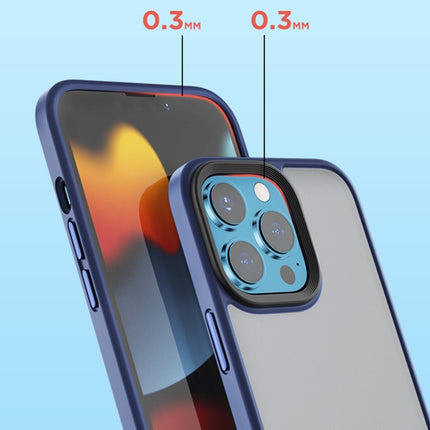 ROCK TPU+PC Udun Pro Skin Shockproof Protection Case For iPhone 13 Pro(Blue)-garmade.com