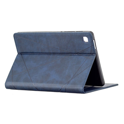 For Samsung Galaxy Tab A7 Lite SM-T220/SM-T225 Rhombus Texture Horizontal Flip Magnetic Leather Case with Holder & Card Slots(Blue)-garmade.com