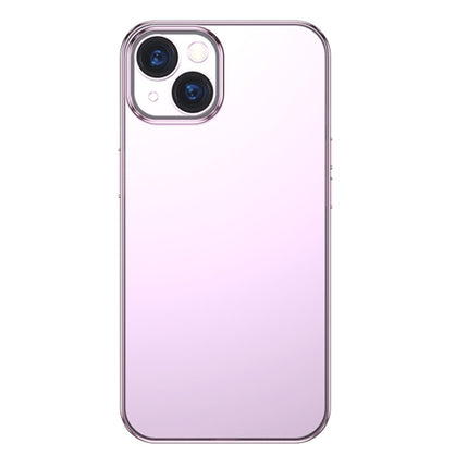 TOTUDESIGN AA-155 Soft Jane Series Hardcover Edition Shockproof Electroplating TPU Protective Case For iPhone 13(Pink)-garmade.com