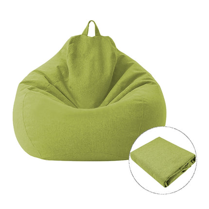 Lazy Sofa Bean Bag Chair Fabric Cover, Size:100 x 120cm(Green)-garmade.com