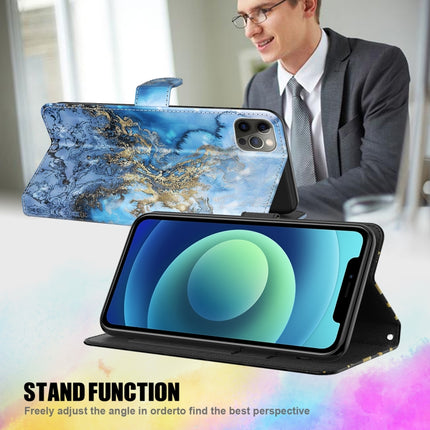 3D Painting Pattern Horizontal Flip TPU + PU Leather Case with Holder & Card Slots & Wallet For iPhone 13 mini(Milky Way)-garmade.com