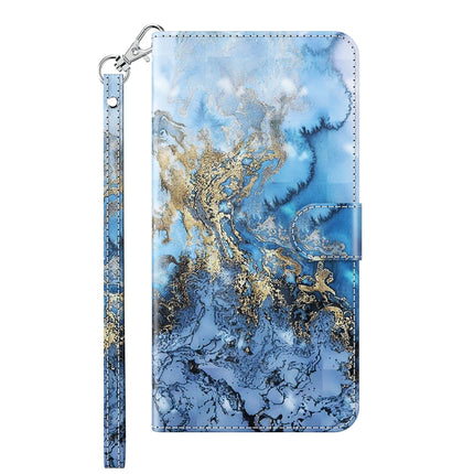 3D Painting Pattern Horizontal Flip TPU + PU Leather Case with Holder & Card Slots & Wallet For iPhone 13(Milky Way)-garmade.com