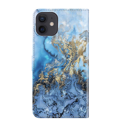 3D Painting Pattern Horizontal Flip TPU + PU Leather Case with Holder & Card Slots & Wallet For iPhone 13 Pro Max(Milky Way)-garmade.com