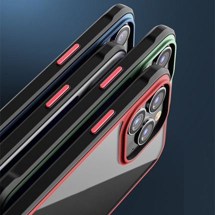 Beautiful Color TPU + Clear PC Four-corner All-inclusive Shockproof Case For iPhone 13 mini(Blue)-garmade.com