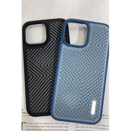 ROCK Graphene Heat Dissipation Ultra-thin TPU Case For iPhone 13 Pro Max(Blue)-garmade.com