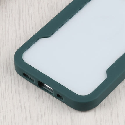 Acrylic + TPU 360 Degrees Full Coverage Shockproof Protective Case For iPhone 13 mini(Green)-garmade.com
