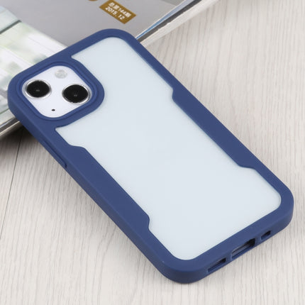 Acrylic + TPU 360 Degrees Full Coverage Shockproof Protective Case For iPhone 13 mini(Blue)-garmade.com
