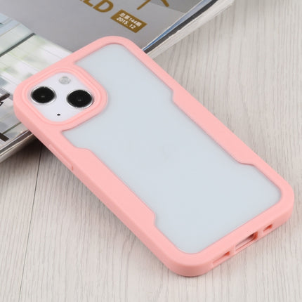 Acrylic + TPU 360 Degrees Full Coverage Shockproof Protective Case For iPhone 13 mini(Pink)-garmade.com