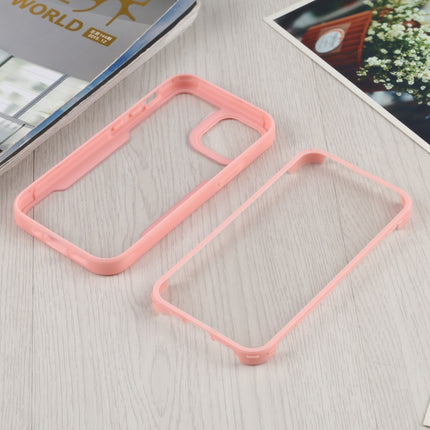 Acrylic + TPU 360 Degrees Full Coverage Shockproof Protective Case For iPhone 13 mini(Pink)-garmade.com