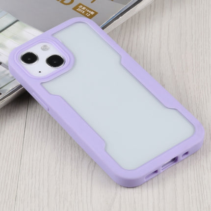 Acrylic + TPU 360 Degrees Full Coverage Shockproof Protective Case For iPhone 13 mini(Purple)-garmade.com