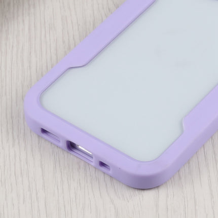 Acrylic + TPU 360 Degrees Full Coverage Shockproof Protective Case For iPhone 13 mini(Purple)-garmade.com