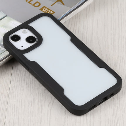 Acrylic + TPU 360 Degrees Full Coverage Shockproof Protective Case For iPhone 13 mini(Black)-garmade.com