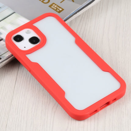 Acrylic + TPU 360 Degrees Full Coverage Shockproof Protective Case For iPhone 13 mini(Red)-garmade.com