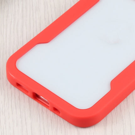 Acrylic + TPU 360 Degrees Full Coverage Shockproof Protective Case For iPhone 13 mini(Red)-garmade.com