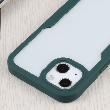 Acrylic + TPU 360 Degrees Full Coverage Shockproof Protective Case For iPhone 13(Green)-garmade.com
