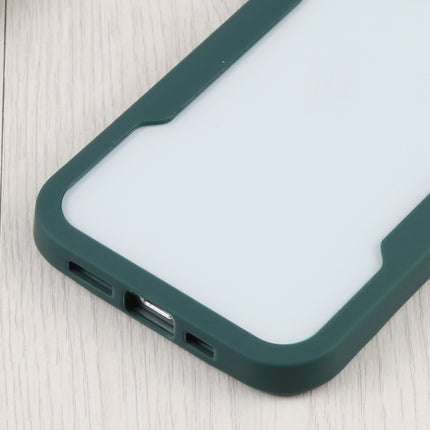Acrylic + TPU 360 Degrees Full Coverage Shockproof Protective Case For iPhone 13(Green)-garmade.com