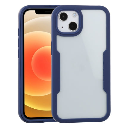 Acrylic + TPU 360 Degrees Full Coverage Shockproof Protective Case For iPhone 13(Blue)-garmade.com