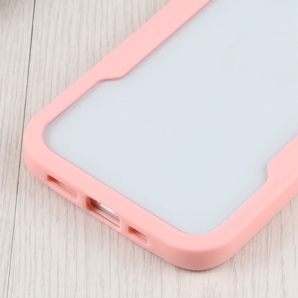 Acrylic + TPU 360 Degrees Full Coverage Shockproof Protective Case For iPhone 13(Pink)-garmade.com